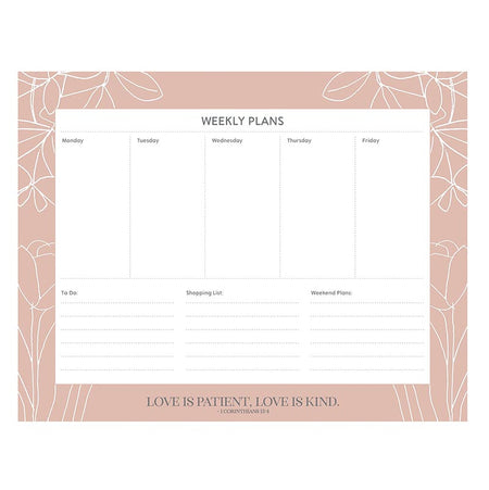 Baxter Undated Planner - Gray Faux Leather