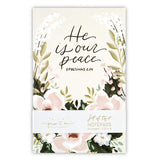 Notebook Set - He is our Peace/There are divine things more beautiful than words can tell