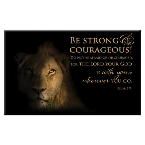 Magnet: Lion Strong and Courageous