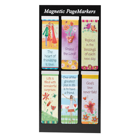 Magnetic Page marker Set - Vintage Faith Hope and Love