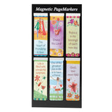 Magnetic Page Markers Set of 6  Whimsical
