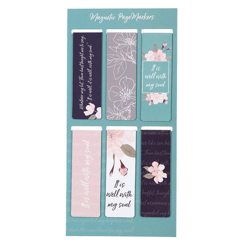 Magnetic Bookmark Set - It Is Well