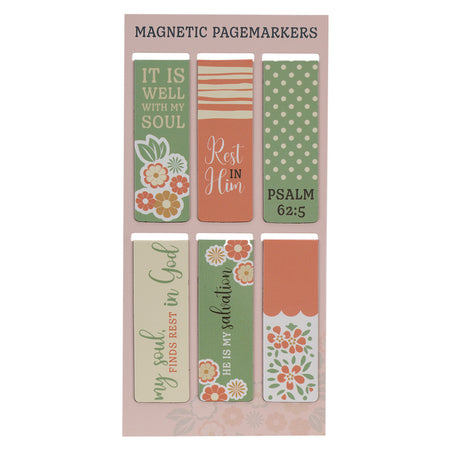 Magnetic Page markers Set - Blossoms of Blessings