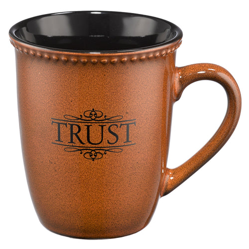 Stoneware Mug: Trust Caramel