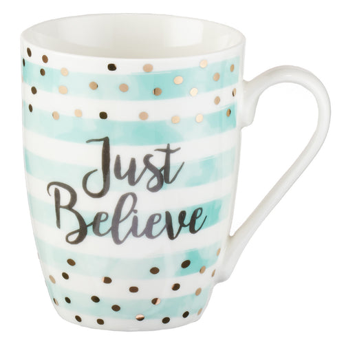 Just Believe Ceramic Coffee Mug - Mark 5:36