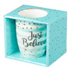 Just Believe Ceramic Coffee Mug - Mark 5:36