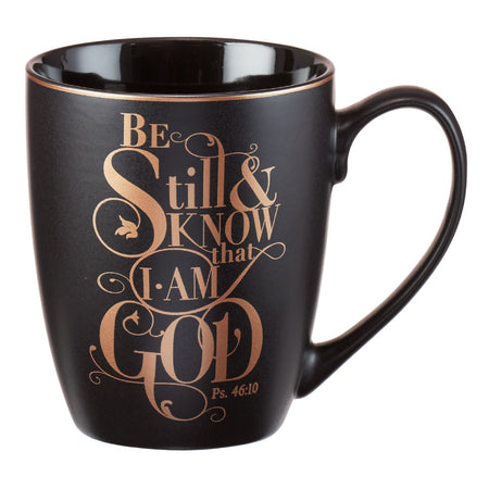 Be Still Ceramic Coffee Mug – Psalm 46:10
