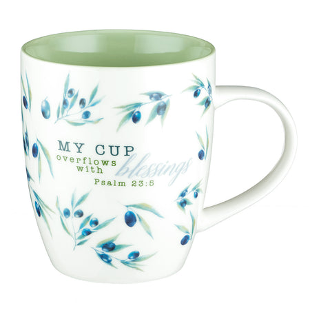 Walk By Faith Robin's Egg-blue Ceramic Coffee Mug - 2 Corinthians 5:7