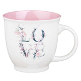 Do Everything In Love Ceramic Mug in White