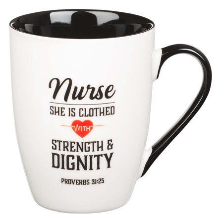 Strength & Dignity Coffee Mug – Proverbs 31:25