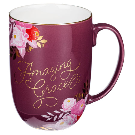 Ceramic Mug-Touch of Floral-Amazing Friend
