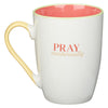 Pray Continually Orange Ceramic Mug - 1 Thessalonians 5:17