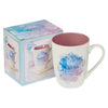 Be Still Mauve Watercolor Ceramic Coffee Mug - Psalm 46:10