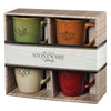 Mug Set Stoneware - Faith, Hope, Trust & Be Still