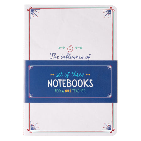 Medium Notebook Set in Blues - Strength and Dignity Proverbs 31:25