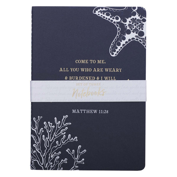 Give You Rest Medium Notebook Set - Matthew 11:28
