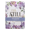 Be Still and Know Medium Notebook Set in Purple Florals - Psalm 46:10