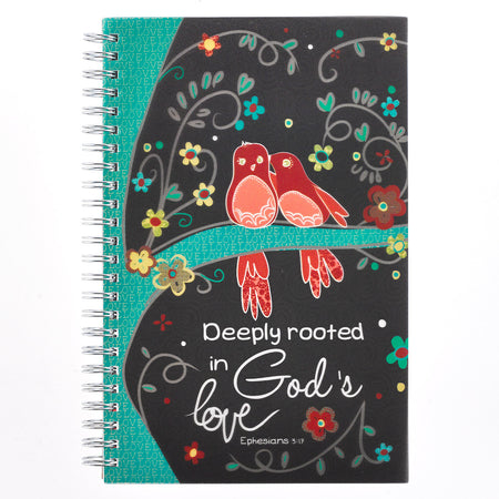 Be Still Vintage Floral Large Notebook Set - Psalm 46:10