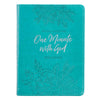 One Minute With God For Women Teal faux Leather Devotional