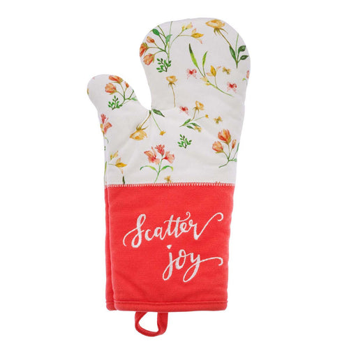 Quilted Oven Mitt - Scatter Joy