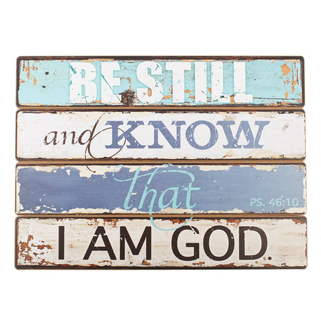 Large Stacked Wood Wall Plaque - Our Family Will
