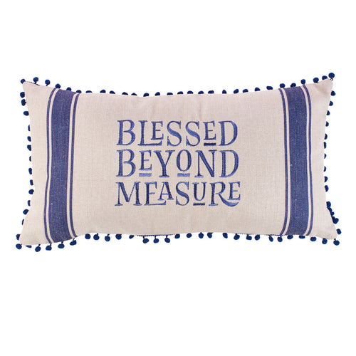 Rectangular Pillow - Blessed Beyond Measure