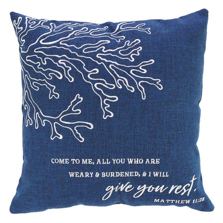 Square Pillow - Gather Here With A Grateful Heart