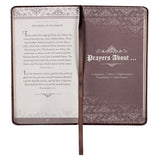 Prayers from the King James Version Brown Faux Leather Gift Book