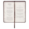 Promises to Strengthen Your Faith Brown Faux Leather Gift Book