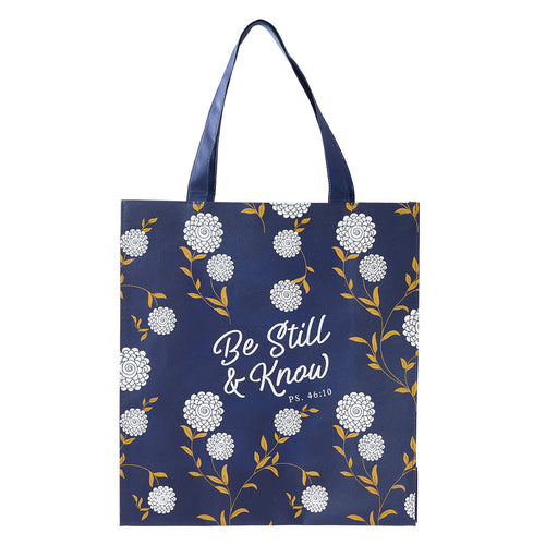 Be Still and Know Shopping Tote Bag - Psalm 46:10