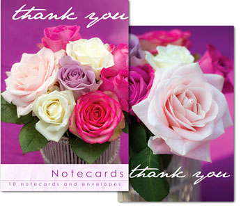 Notecards: Paeony Rose Bouquet