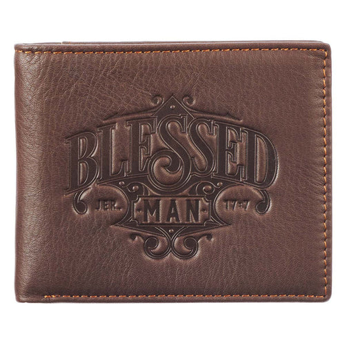 Genuine Leather Wallet - Blessed Man Jeremiah 17:7