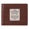 Genuine Leather Wallet - Blessed Is The Man Brown