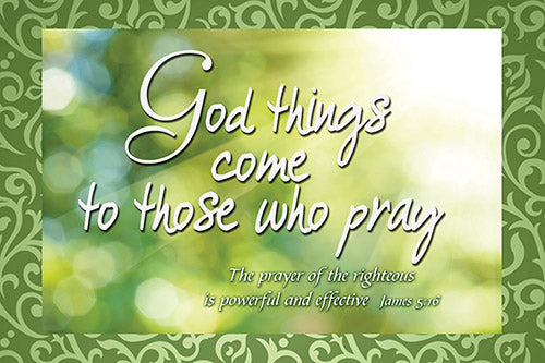YC888 Small Poster: God Things - KI Gifts Christian Supplies