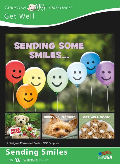 Boxed Card - Get Well : Sending Smiles