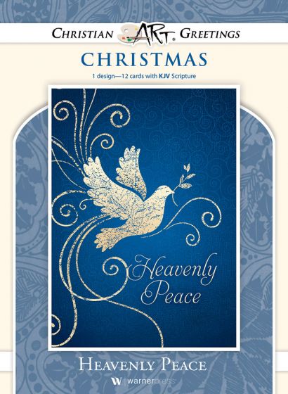 Christmas - Christmas Birds, (KJV) - Box of 12 - Assorted Boxed Greeting Cards